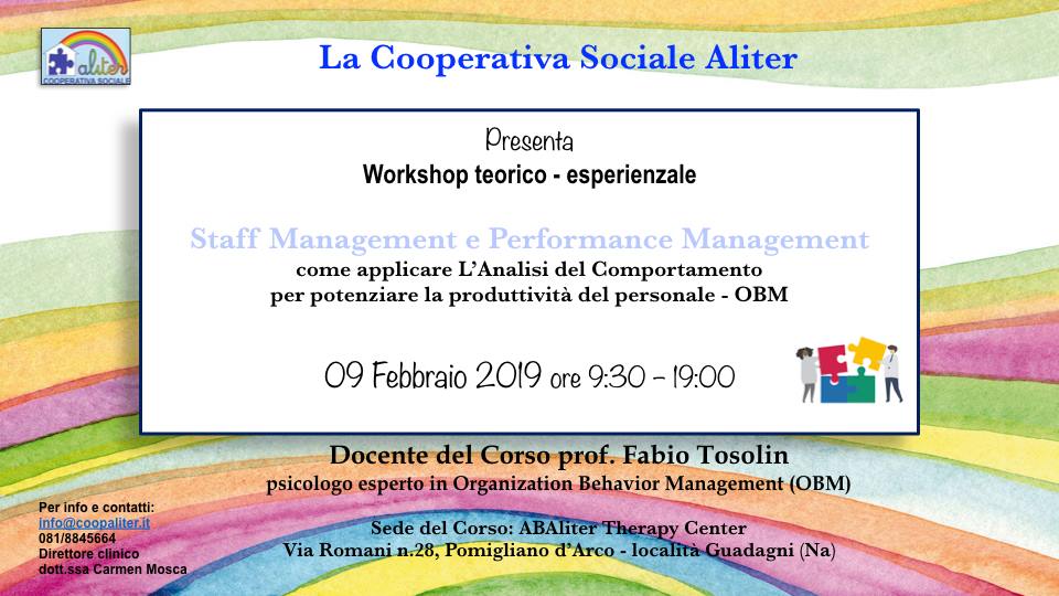 Staff management workshop